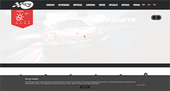 Desktop Screenshot of circuitodenavarra.com